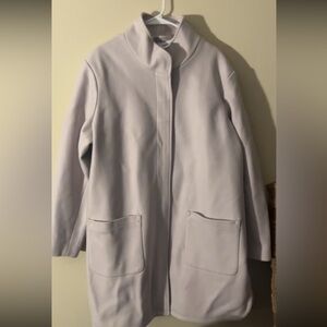 Old Navy Women's Light Gray Trench Coat